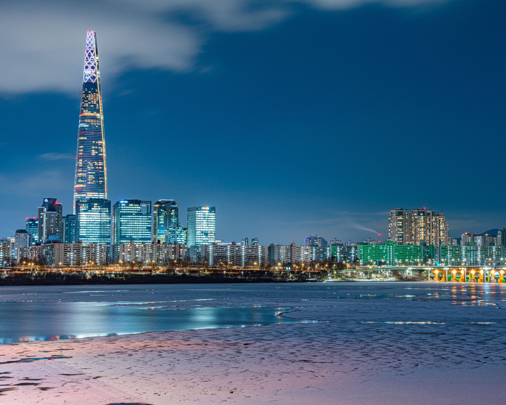 Seoul skyline in South Korea